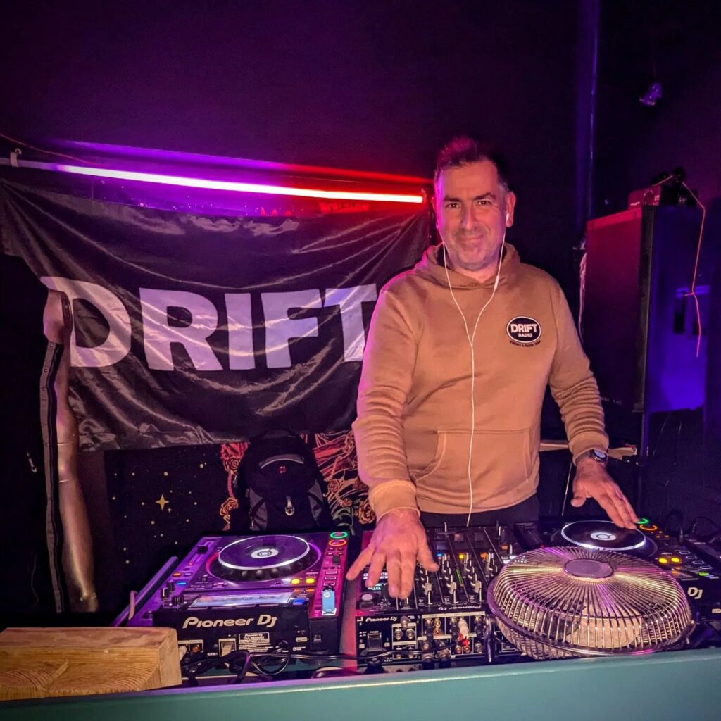 Tron_DJ at the Drift Radio Open Deck night -Tinkers Bar Rhyl, Nov 2024