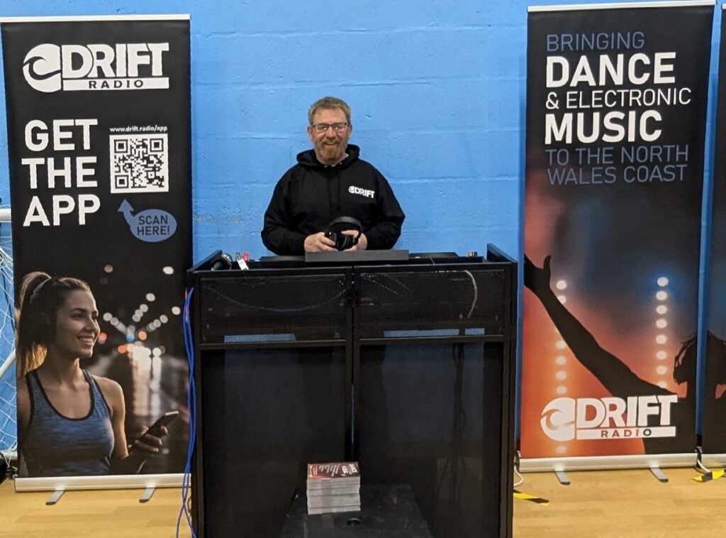 Drift Radio supporting Adreanline fitness event in Bangor