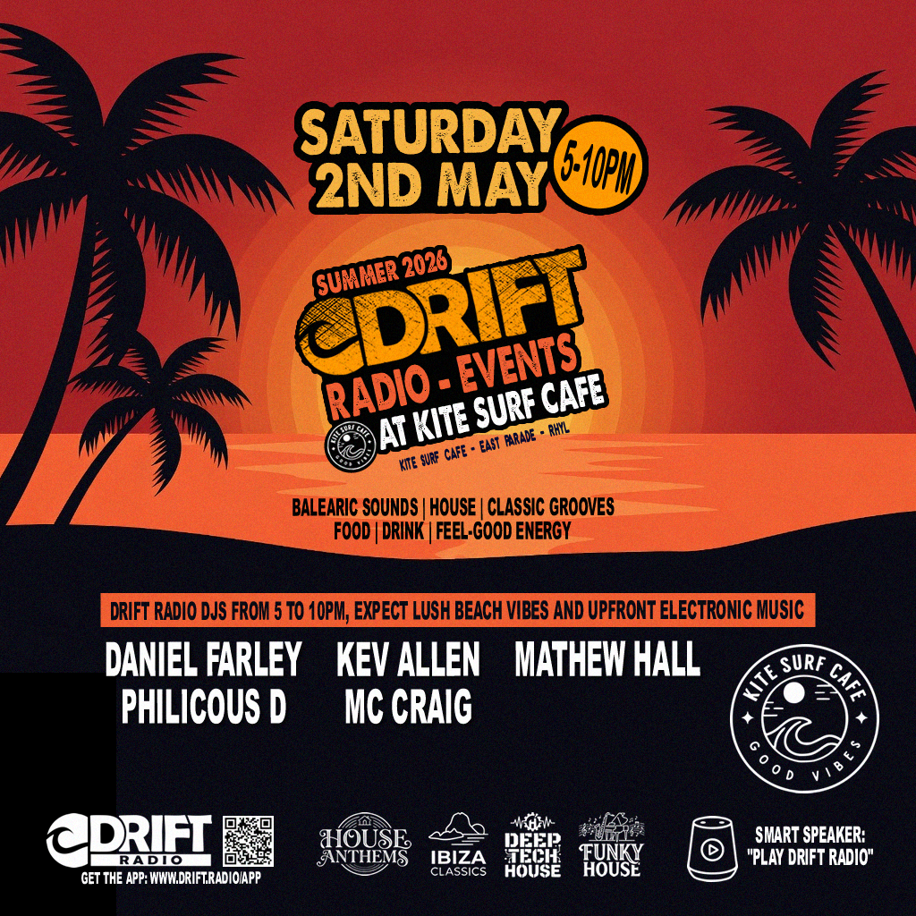 Drift Radio at Kite Surf Cafe 02 May 26